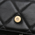 Chanel AB Chanel Black Lambskin Leather Leather Quilted Lambskin 19 Flap Coin Purse With Chain Italy