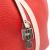 Hermès B Hermès Red Calf Leather Bicolor Clemence and Swift Picotin Lock 22 France