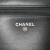 Chanel B Chanel Black Calf Leather Chevron Aged skin Gabrielle Wallet On Chain Italy
