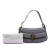 Stella McCartney AB Stella McCartney Gray Chemical Fiber Fabric Alter Mat S Wave Padded Shoulder Bag Italy