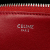 Celine B Celine Red Lambskin Leather Leather Small Lambskin Trio Crossbody Italy