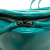 Prada AB Prada Blue Turquoise Nappa Leather Leather Nappa Padded Signaux Triangle Satchel Italy
