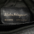 Ferragamo B Ferragamo Black Calf Leather Embossed Lizard Vara Crossbody Italy