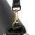 Fendi AB Fendi Black Calf Leather Versace Vitello Seta Fendace Brooch Baguette Satchel Italy