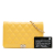 Chanel B Chanel Yellow Mustard Lambskin Leather Leather Quilted Lambskin Boy Wallet On Chain Italy