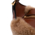 Celine AB Celine Brown Fur Natural Material Shearling and Leather Romy Shoulder Bag Italy