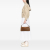 Celine AB Celine Brown Fur Natural Material Shearling and Leather Romy Shoulder Bag Italy