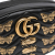 Gucci B Gucci Black Calf Leather GG Marmont Matelasse Animalier Belt Bag Italy