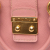 Miu Miu B Miu Miu Pink Goatskin Leather Madras Satchel Turkey