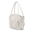 Bottega Veneta AB Bottega Veneta White Calf Leather Medium skin Maxi Intrecciato Arco Bag Italy