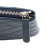 Chanel AB Chanel Blue Dark Blue Lambskin Leather Leather Large Quilted Lambskin O Case Clutch Italy