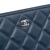 Chanel AB Chanel Blue Dark Blue Lambskin Leather Leather Large Quilted Lambskin O Case Clutch Italy