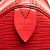 Louis Vuitton B Louis Vuitton Red Epi Leather Leather Epi Speedy 25 France