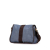Fendi B Fendi Blue Denim Denim Fabric Zucca Trimmed Buckle Flap Bag Italy