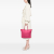 Prada B Prada Pink Nylon Fabric Tessuto Canapa Logo Tote Italy