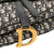 Christian Dior AB Dior Blue Canvas Fabric Oblique Saddle Bag Italy