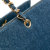 Chanel B Chanel Blue Denim Fabric CC Chain Tote Italy
