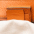 Gucci B Gucci Orange Calf Leather Medium skin Bamboo Shopper Satchel Italy