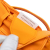Bottega Veneta Orange Extra Mini Crinkled Lambskin Intrecciato Cassette Crossbody Italy