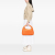 Bottega Veneta B Bottega Veneta Orange Nappa Leather Leather Small Nappa Intrecciato Veneta Hobo Italy