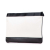 Balenciaga AB Balenciaga White Canvas Fabric M Navy Clip Clutch Italy