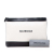 Balenciaga AB Balenciaga White Canvas Fabric M Navy Clip Clutch Italy