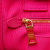 Prada B Prada Pink Hot Pink Canvas Fabric Small Canapa Logo Satchel Italy