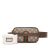 Gucci AB Gucci Brown Beige Coated Canvas Fabric Small GG Supreme Web Ophidia Belt Bag Italy