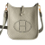 Hermès Evelyne 16 TPM Taurillon Clemence Leather Amazone Hobo Crossbody Grey