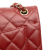 Chanel Classic Double Flap Jumbo Lambskin Leather Matelassè Handbag Red