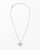 Christian Dior Logo Charm and Pearl Necklace