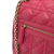 Christian Dior B Dior Pink Blush Lambskin Leather Leather Large Lambskin Cannage Miss Dior Flap Italy