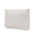 Goyard AB Goyard White Coated Canvas Fabric Goyardine Senat MM France