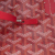 Goyard B Goyard Red Coated Canvas Fabric Goyardine Saint Louis PM France