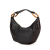 Gucci B Gucci Black Calf Leather Pebbled skin Bamboo Ring Hobo Italy