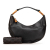 Gucci B Gucci Black Calf Leather Pebbled skin Bamboo Ring Hobo Italy