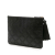 Chanel Black Medium Quilted Lambskin Double Stitch Tassel O Case Clutch Italy