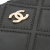 Chanel Black Medium Quilted Lambskin Double Stitch Tassel O Case Clutch Italy