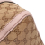 Gucci B Gucci Brown Beige with Pink Light Pink Canvas Fabric Medium GG Joy Boston Bag Italy