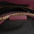 Burberry B Burberry Purple Magenta Calf Leather Medium and House Check Banner Satchel Italy
