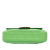Fendi AB Fendi Green Light Green Nappa Leather Leather Small FF Nappa Embossed Chain Midi Baguette Italy
