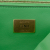 Fendi AB Fendi Green Light Green Nappa Leather Leather Small FF Nappa Embossed Chain Midi Baguette Italy