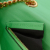 Fendi AB Fendi Green Light Green Nappa Leather Leather Small FF Nappa Embossed Chain Midi Baguette Italy