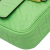 Fendi AB Fendi Green Light Green Nappa Leather Leather Small FF Nappa Embossed Chain Midi Baguette Italy