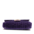 Fendi B Fendi Purple Dark Purple Velvet Fabric Zucca Embossed Baguette Satchel Italy