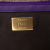 Fendi B Fendi Purple Dark Purple Velvet Fabric Zucca Embossed Baguette Satchel Italy