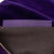 Fendi B Fendi Purple Dark Purple Velvet Fabric Zucca Embossed Baguette Satchel Italy