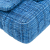 Chanel B Chanel Blue Tweed Fabric Mini Rectangular Classic Single Flap France