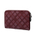 Bottega Veneta AB Bottega Veneta Red Dark Red Calf Leather skin Intrecciato Dot Document Case Italy