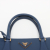 Prada Galleria Medium Saffiano Leather Tote Handbag Blue